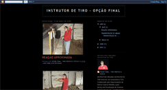 Desktop Screenshot of instrutordetiro.blogspot.com