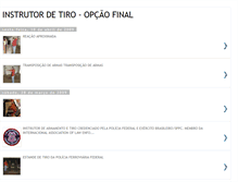 Tablet Screenshot of instrutordetiro.blogspot.com