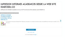 Tablet Screenshot of informesacademicos.blogspot.com