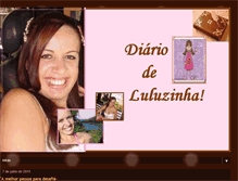 Tablet Screenshot of diariodeluluzinha.blogspot.com