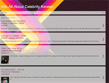 Tablet Screenshot of info-all-about-celebrity-korean.blogspot.com