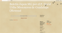 Desktop Screenshot of misionjaponmgboletin.blogspot.com