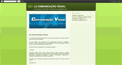 Desktop Screenshot of lacomunicacaovisual.blogspot.com