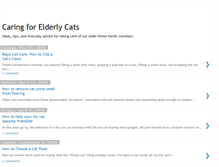 Tablet Screenshot of caringforelderlycats.blogspot.com