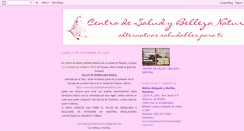 Desktop Screenshot of centrodesaludybellezanatural.blogspot.com