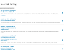 Tablet Screenshot of 2internet-dating.blogspot.com