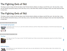 Tablet Screenshot of fightingowlsoffau.blogspot.com