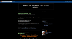 Desktop Screenshot of exercisefitnessguru.blogspot.com