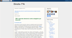 Desktop Screenshot of direitonoturno1a.blogspot.com