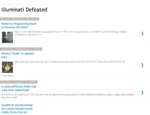 Tablet Screenshot of illuminatidefeated.blogspot.com