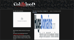 Desktop Screenshot of coldblood-zine.blogspot.com