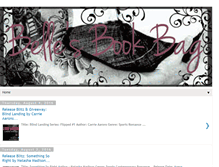 Tablet Screenshot of bellesbookbag.blogspot.com