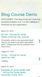Mobile Screenshot of blogcoursedemo.blogspot.com