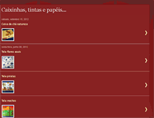Tablet Screenshot of caixinhas-tintas-papeis.blogspot.com