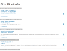 Tablet Screenshot of crueldadanimalencircos.blogspot.com