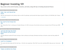 Tablet Screenshot of beginner-investing101.blogspot.com