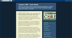 Desktop Screenshot of lutherancoresd.blogspot.com