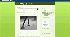 Desktop Screenshot of blogbydani.blogspot.com