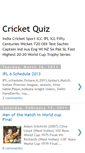 Mobile Screenshot of cricket-quiz.blogspot.com