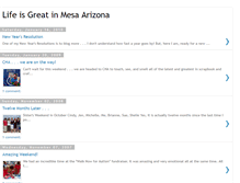 Tablet Screenshot of lifeisgreatinmesaarizona.blogspot.com