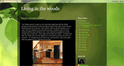 Desktop Screenshot of livinginthewood.blogspot.com