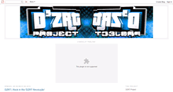 Desktop Screenshot of dzrtprojecttheband.blogspot.com