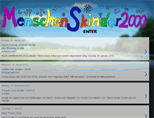 Tablet Screenshot of menschenskinder2000.blogspot.com