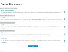 Tablet Screenshot of coeliac-restaurants.blogspot.com