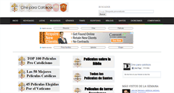 Desktop Screenshot of cineparacatolicos.blogspot.com