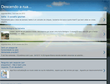 Tablet Screenshot of descendoarua.blogspot.com