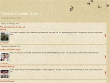 Tablet Screenshot of chesterpredators.blogspot.com