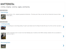 Tablet Screenshot of knitterista.blogspot.com
