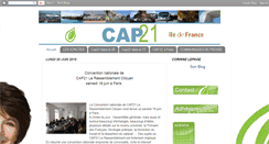Desktop Screenshot of cap21iledefrance.blogspot.com