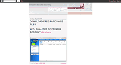Desktop Screenshot of lostdatarecover.blogspot.com