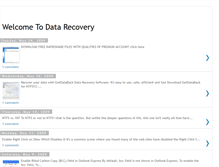 Tablet Screenshot of lostdatarecover.blogspot.com