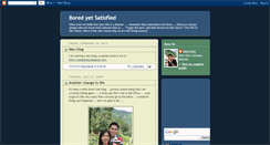 Desktop Screenshot of boredyetsatisfied.blogspot.com