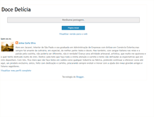Tablet Screenshot of docedeliciajacarei.blogspot.com