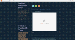 Desktop Screenshot of femmefantastik.blogspot.com