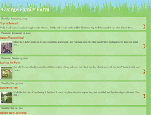 Tablet Screenshot of georgefamilyfarm.blogspot.com