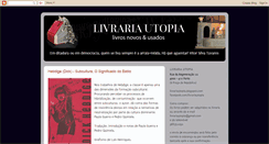 Desktop Screenshot of livrariautopia.blogspot.com