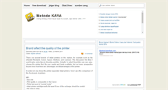 Desktop Screenshot of metode-kaya.blogspot.com