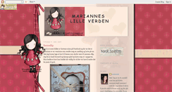 Desktop Screenshot of marianneslilleverden.blogspot.com