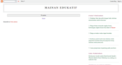 Desktop Screenshot of mainan-kayu.blogspot.com