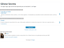 Tablet Screenshot of genesesecreta.blogspot.com