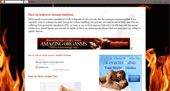 Desktop Screenshot of improvesexstamina.blogspot.com