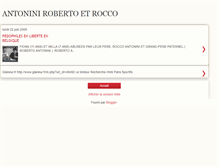 Tablet Screenshot of antoninirobertoetrocco.blogspot.com