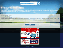 Tablet Screenshot of americanfamily-fitness.blogspot.com