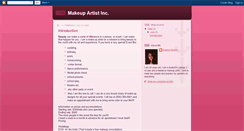 Desktop Screenshot of makeupartistinc.blogspot.com