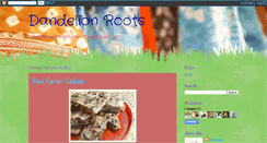 Desktop Screenshot of dandelionroots.blogspot.com