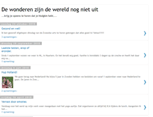 Tablet Screenshot of dewonderenzijndewereldnognietuit.blogspot.com